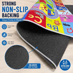 ABC Kids Rug, soft low-pile surface, non-slip backing, large size - Image 5