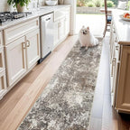 2x12 ft Washable Hallway Runner Rug – Non-Slip Stain-Resistant Low-Pile Long by BYYVOORugsforYourHome