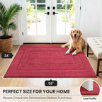 PURRUGS Dirt Trapping Door Mat 34" x 59", Non-Slip/Skid Machine Washable - Image 8
