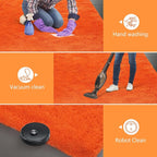 Shag Runner Rug for Bedroom Living Room 3x7 Upgrade Non-Slip Fluffy Soft - Image 5