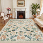 8x10 Area Rugs Washable Rug: Large Boho Living Room Rug Soft Non-Slip Low Pile by Yidanamy