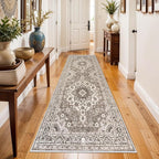 Washable Oriental Hallway Runner Rug by TOPRUUG