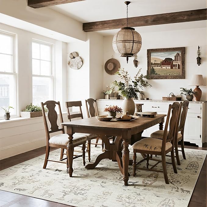 Srugn Washable Rugs 8x10 Area Rugs - Image 6
