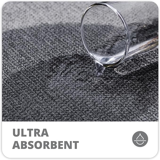 Bosap Bath Mat, Ultra Thin Bathroom Runner Rugs, Large Bath Mats - Image 3