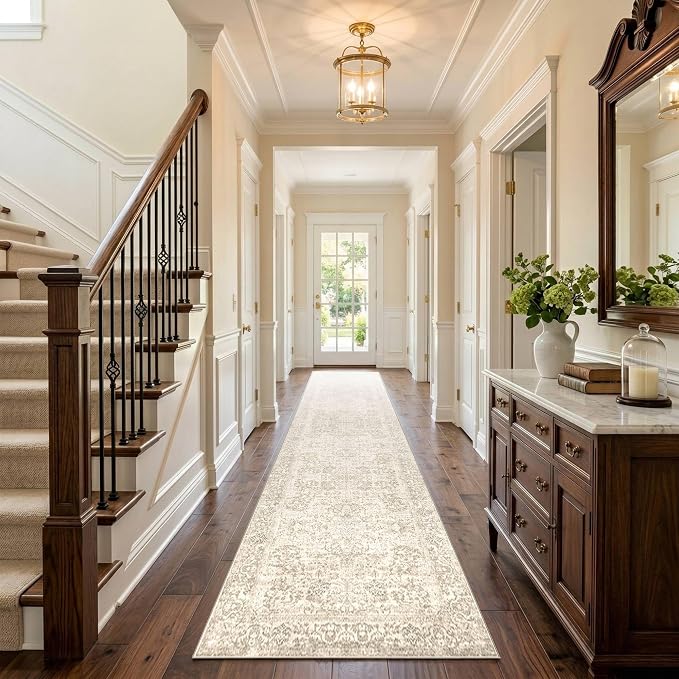 Rugxara 2x10 Washable Runner Rug, Non Slip Boho Runner Rugs - Image 2