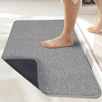 Bath Mat, Ultra Thin Bathroom Rugs, Rubber Bath Mats by BosapDirect