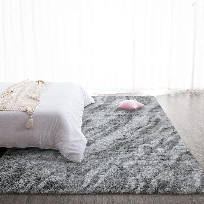 TWINNIS Super Soft Shaggy Rugs Fluffy Carpets, 5x8 Feet, Indoor Modern Plush - Image 5