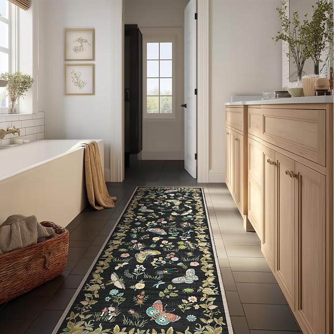 Washable Runners for Hallways Kitchen Rugs: 2'x6' Runner Rug Stain Resistant - Image 6
