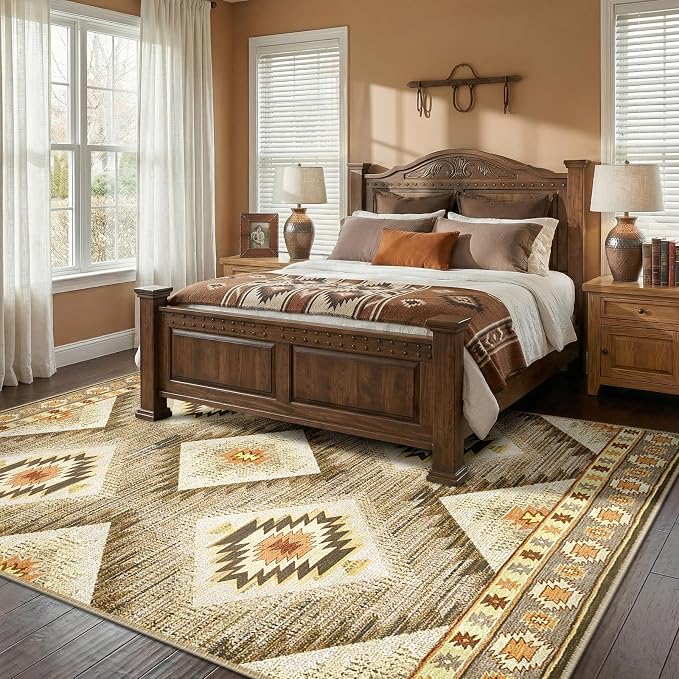 BESTSWEETIE Area Rug 3x5 Machine Washable Non-Slip Low Pile Print Pattern - Image 9