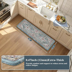 Collive Kitchen Mats for Floor, Cushioned Anti Fatigue Kitchen Rugs Waterproof - Image 2