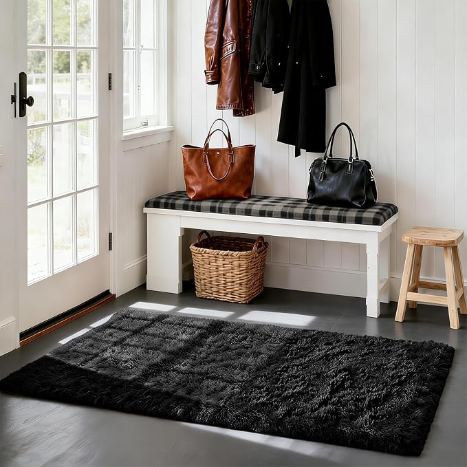 Soft Runner Rugs for Bedroom, Bedside Rug for Living Room Bedroom Room Home - Image 3