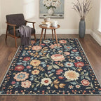 GENIMO Indoor Outdoor Area Rug 5'x7', Machine Washable Rugs - Image 2