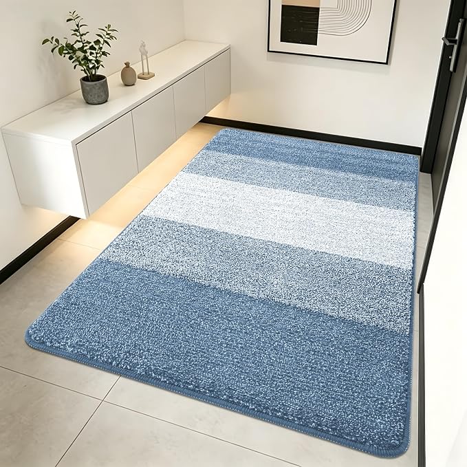 Kitinjoy Indoor Outdoor Door Mat, 70x35 Non-Slip Absorbent Dirt Trapper by Kitinjoy