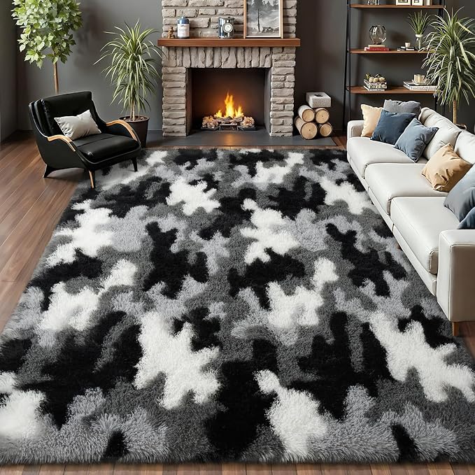 AROGAN Soft Fuzzy Kids Rugs for Girls Room Playroom 3x5 Feet, Fluffy Cute - Image 7