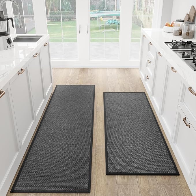 SUMLANS Kitchen Mat Set of 2 PCS, Cushioned Non Slip Rugs by SUMLANS