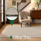 LUMI Ultra Thin Runner Rug for Hallway 2.3'x12', Non-Slip Entryway Rug - Image 3