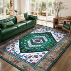SERISSA Area Rug 3x5 Boho Rugs for Bedroom, Washable Non-Slip Living Room Rug - Image 3