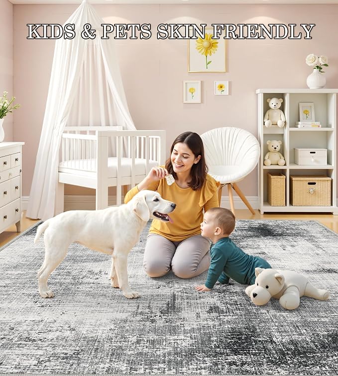 8x10 Area Rugs Machine Washable - Image 9