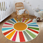 STARUIA Small Round Rug 4 Ft Washable Round Rug - Image 6