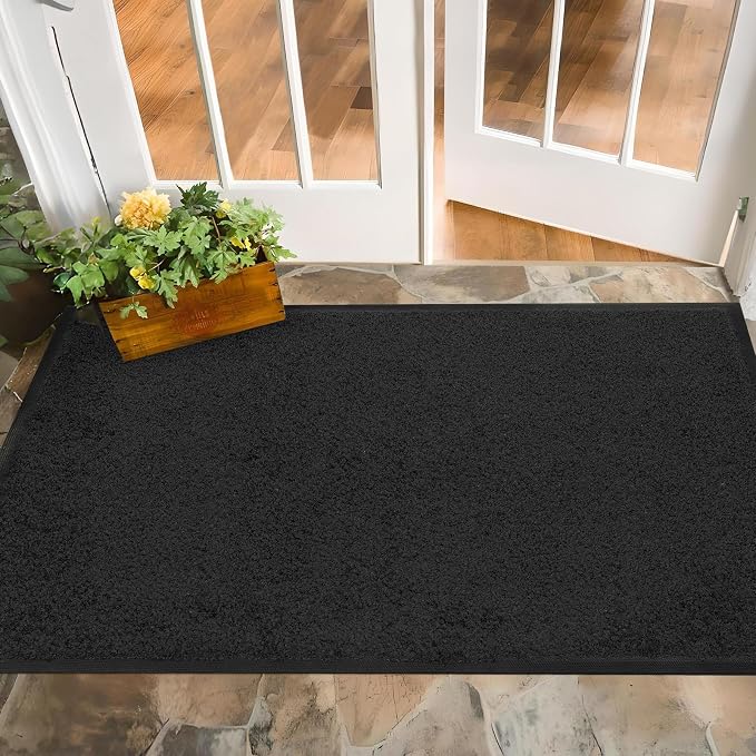 Mibao Super Absorbent Front Door Mat, Non-Slip Washable Indoor Doormats - Image 2