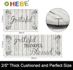 HEBE Anti Fatigue Kitchen Mat Set of 2 Non Slip Cushioned Kitchen Mats - Image 3