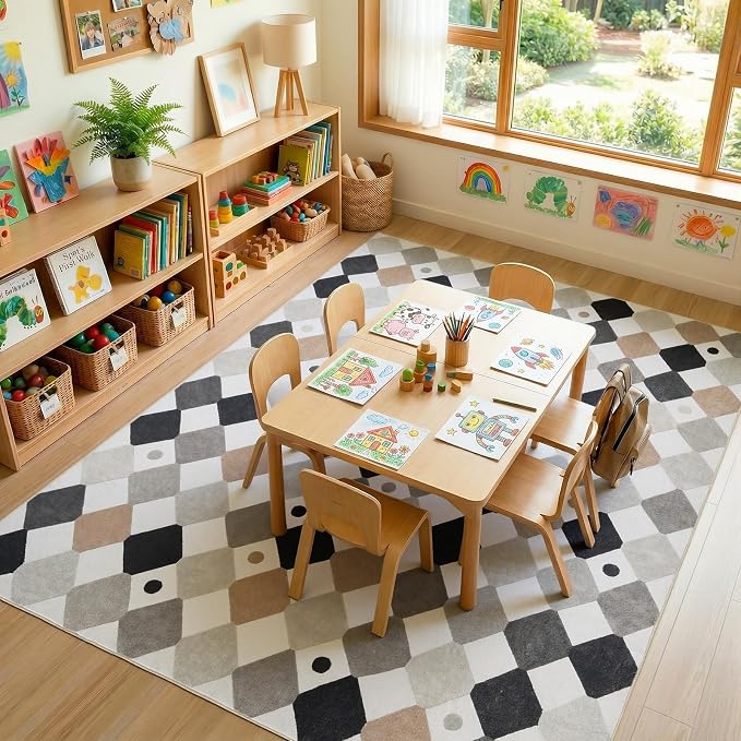 jinchan Macy 8x10 Kids Area Rug - Image 3