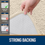 OLANLY Bathroom Runner Rugs 47x17, Extra Soft Absorbent Chenille Bath Rugs - Image 6