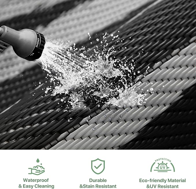 GENIMO Outdoor Rug 5'x8' Waterproof - Image 5