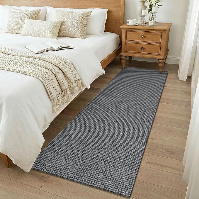 KOZYFLY Woven 2x7 Washable Kitchen Runner Rug, Non Slip Runners - Image 7
