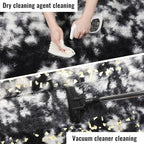 PAGISOFE Black White Rugs for Living Room 6x9, Shag Fuzzy Fluffy Rugs for - Image 6