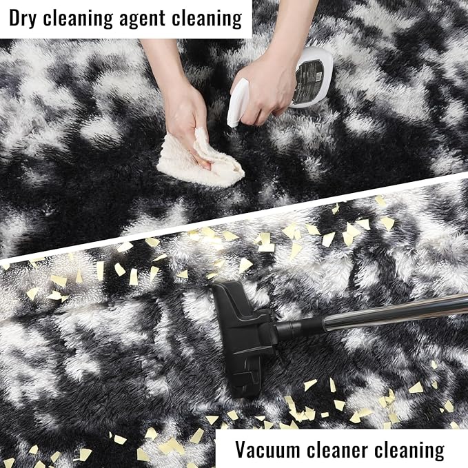 PAGISOFE 9x12 Area Rugs Living Room, Extra Large Black White Grey Rugs - Image 7
