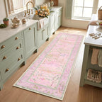 2x6 Hallway Runner Rug Non Slip Forest Nursery Runners Washable Stain Resistant - Image 3
