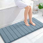 OLANLY Memory Foam Long Bathroom Rugs Runner 47x20, Super Soft Absorbent Bath by OLANLY
