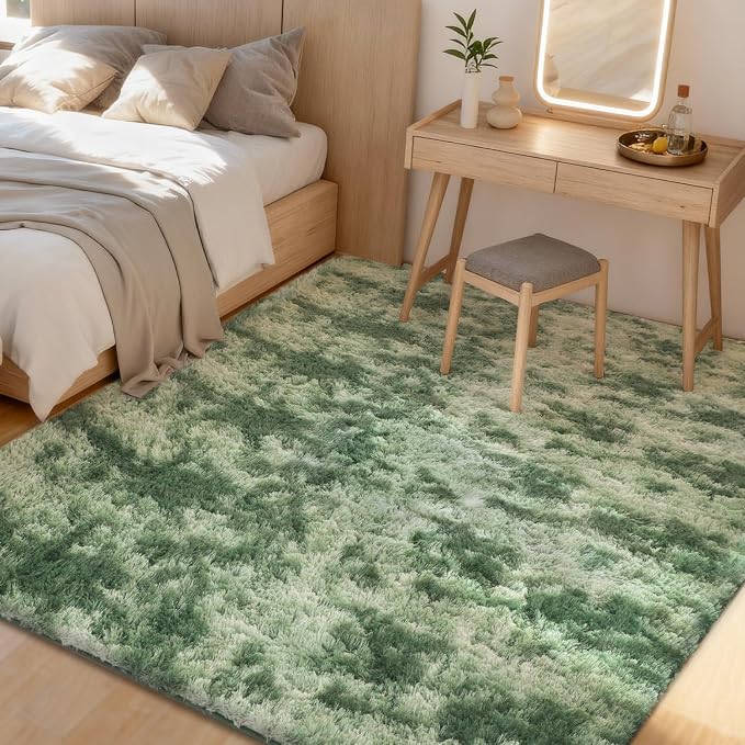 Litanika 4x6 Fluffy Shag Faux Fur Area Rug - Image 2