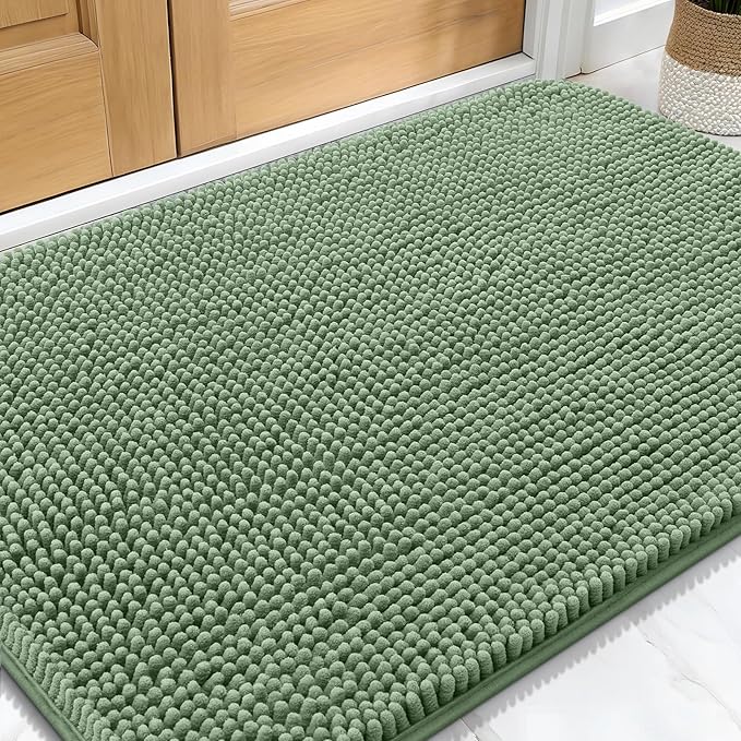 OLANLY Dog Door Mat for Muddy Paws 32x20, Absorbs Moisture and Dirt, Absorbent by OLANLY
