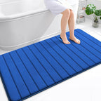 OLANLY Memory Foam Bath Mat 59x35, Super Soft Absorbent Bathroom Rugs, Quick Dry by OLANLY