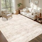 3x5 Area Rugs Living Room Rug: Washable Vintage Boho Rug No Slip Stain by EXPEDIX
