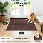 PURRUGS Dirt Trapping Door Mat 32" x 47", Non-Slip/Skid Machine Washable - Image 8