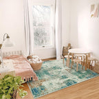 Lahome Modern Abstract Area Rugs 3x5 Washable Rug, Throw Rugs - Image 9