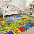 STARUIA ABC Rug for Kids Playroom, Non-Slip Educational Classroom Rug for by STARUIA