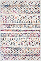 KUTA 3x5 Rugs for Entryway Boho Area Rug for Living Room, Moroccan Multi-Color - Image 8