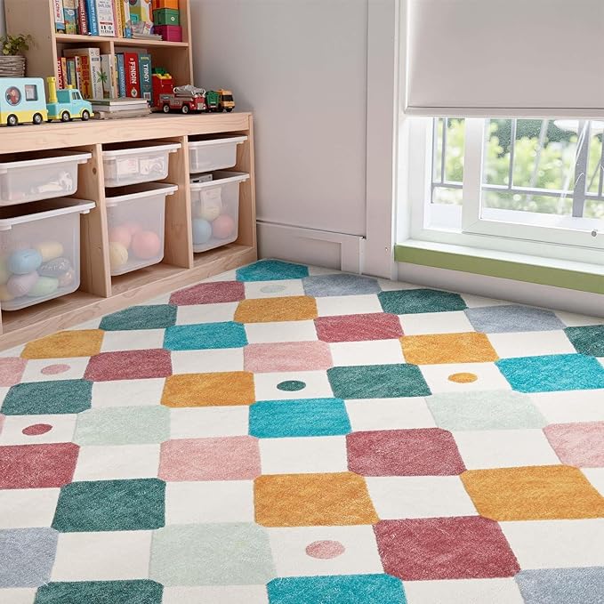 jinchan Macy 8x10 Kids Area Rug - Image 3