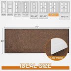 Mibao Front Door Mat Indoor Entrance, Dirt Trapper Welcome Mat - Image 2