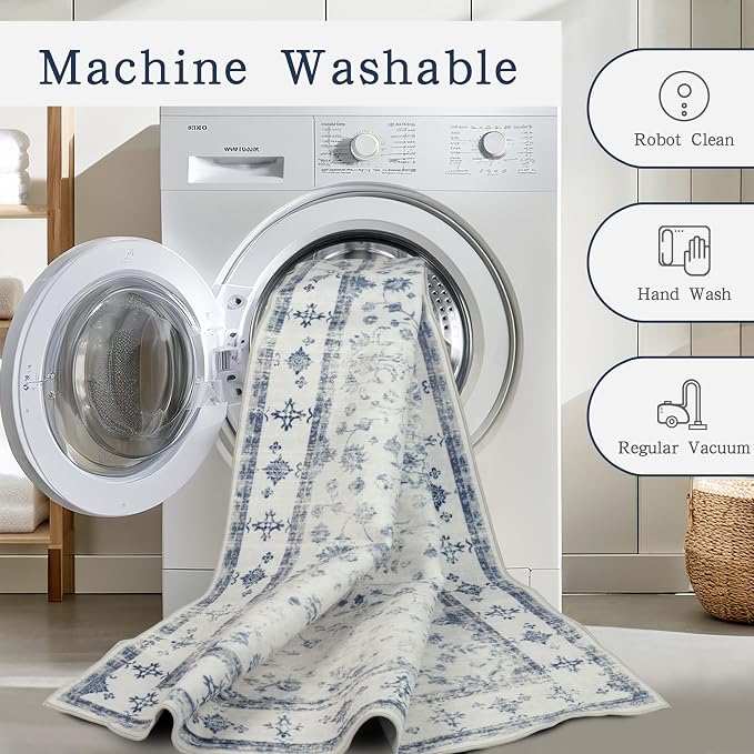 Srugn Washable Rugs 8x10 Area Rugs - Image 4