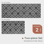 FRESHMINT Kitchen Mat Set of 2, Anti-Fatigue Cushioned Kitchen Mats - Image 6