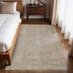 Rugxara 4x6 Rug for Living Room Bedroom, Vintage Retro Boho Area Rugs, Non Slip - Image 2