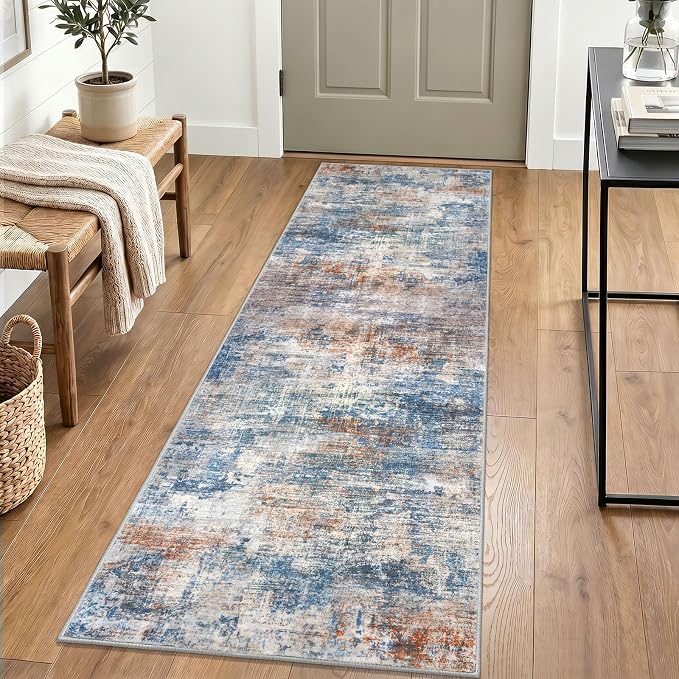 IOHOUZE Abstract Runner Rug 2x6 Ft Washable Runners by iOhouze