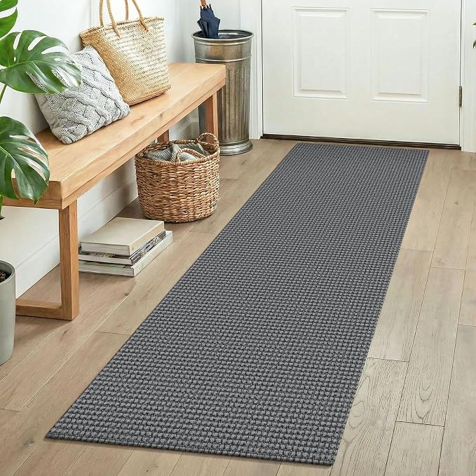 KOZYFLY Runners for Hallways 2x5 ft Washable Kitchen Runner Non Slip Rubber by KOZYFLY