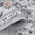 Yamaziot Washable Runner Rug 2x8 – Non Slip Boho Floral Hallway Runner Rug - Image 5