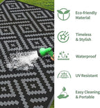 GENIMO Outdoor Rugs 2.5'x8' Waterproof, Reversible Mats, Outdoor Area Rug - Image 5